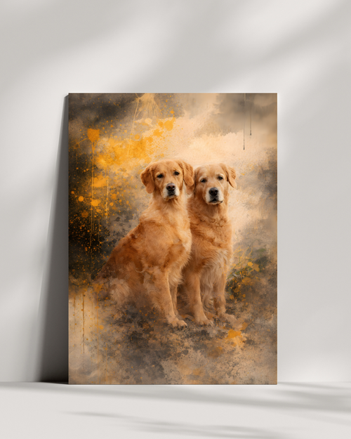 Personalisierte Leinwand "Luxury"